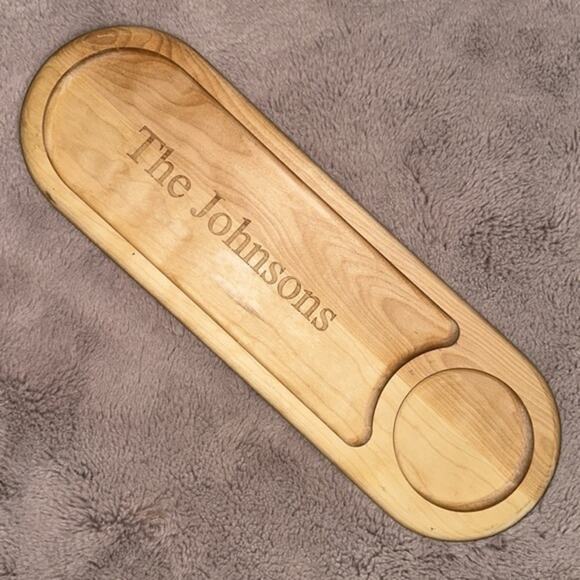 Personalized Serving Piece The Johnsons - Picture 1 of 5